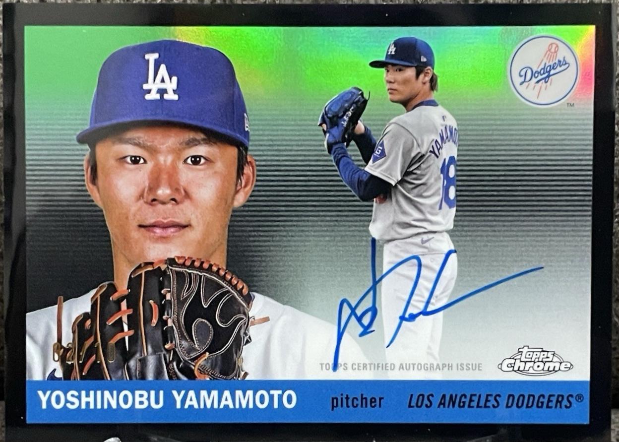 Yoshinobu Yamamoto [Black Refractor] #CPA-YY