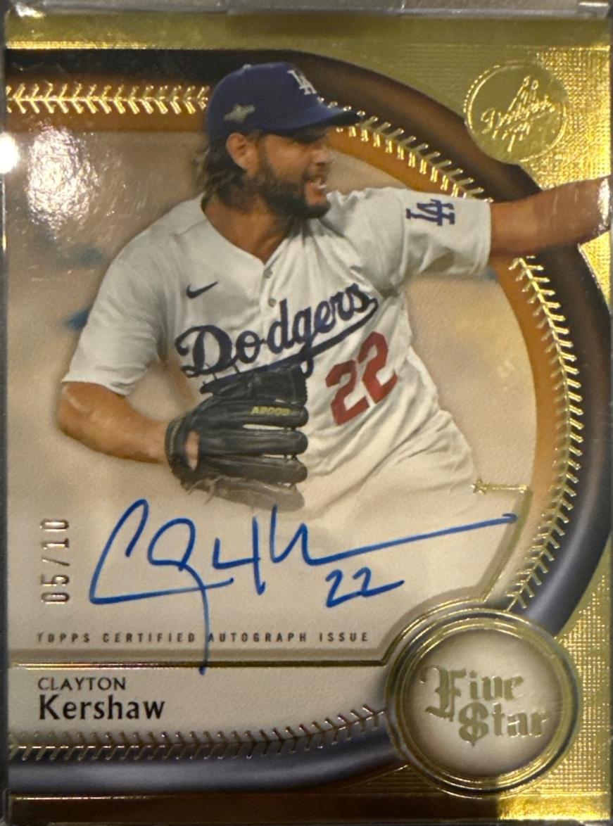 Clayton Kershaw [Gold] #FSA-CK