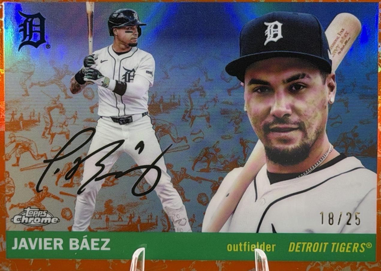 Javier Baez [Toile White Orange Refractor] #31