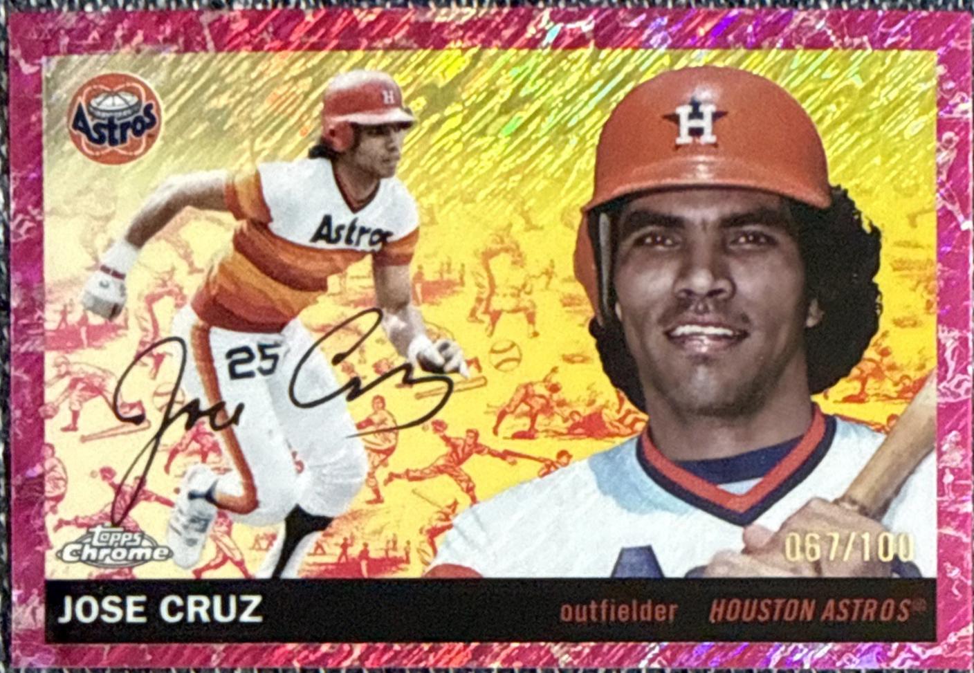 Jose Cruz [Blue Shimmer Refractor] #459