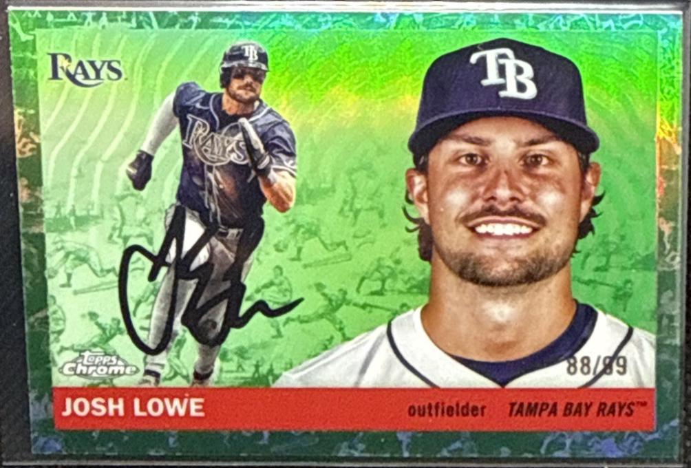 Josh Lowe [Toile White Green Refractor] #132
