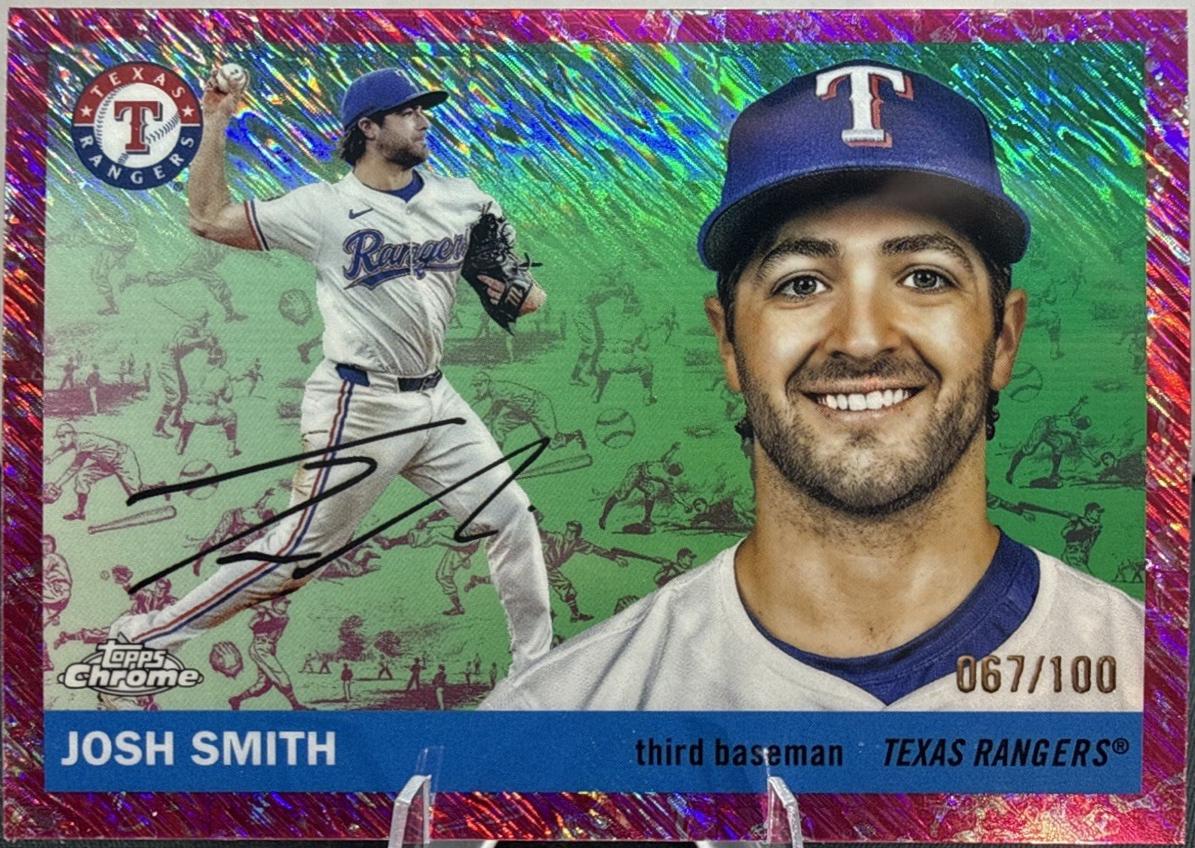 Josh Smith [Blue Shimmer Refractor] #177