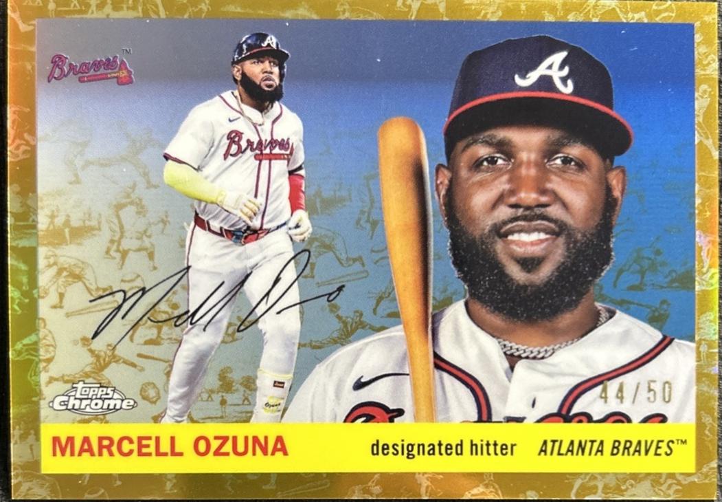 Marcell Ozuna [Toile Cream Gold Refractor] #97