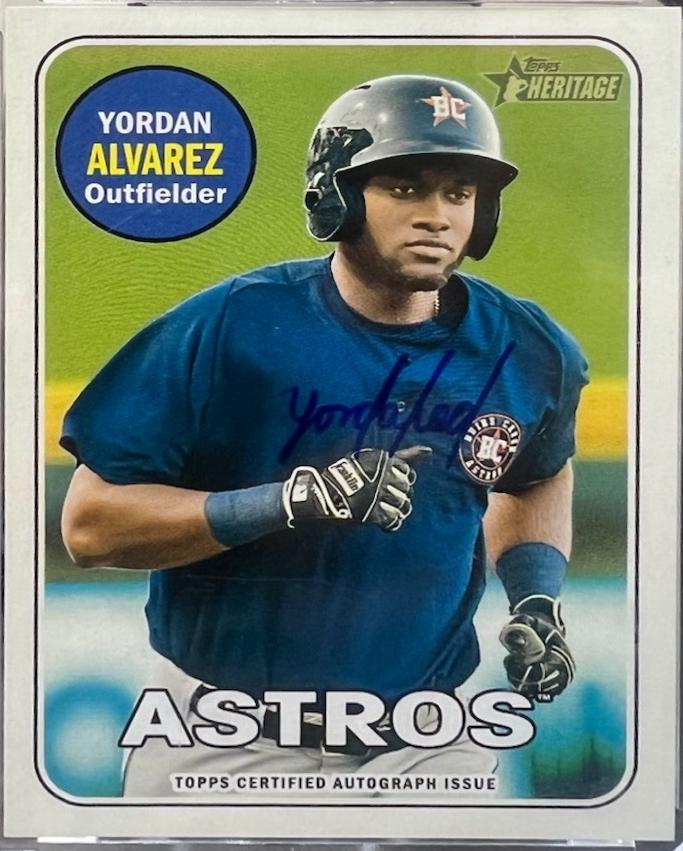 Yordan Alvarez [Blue] #ROA-YA