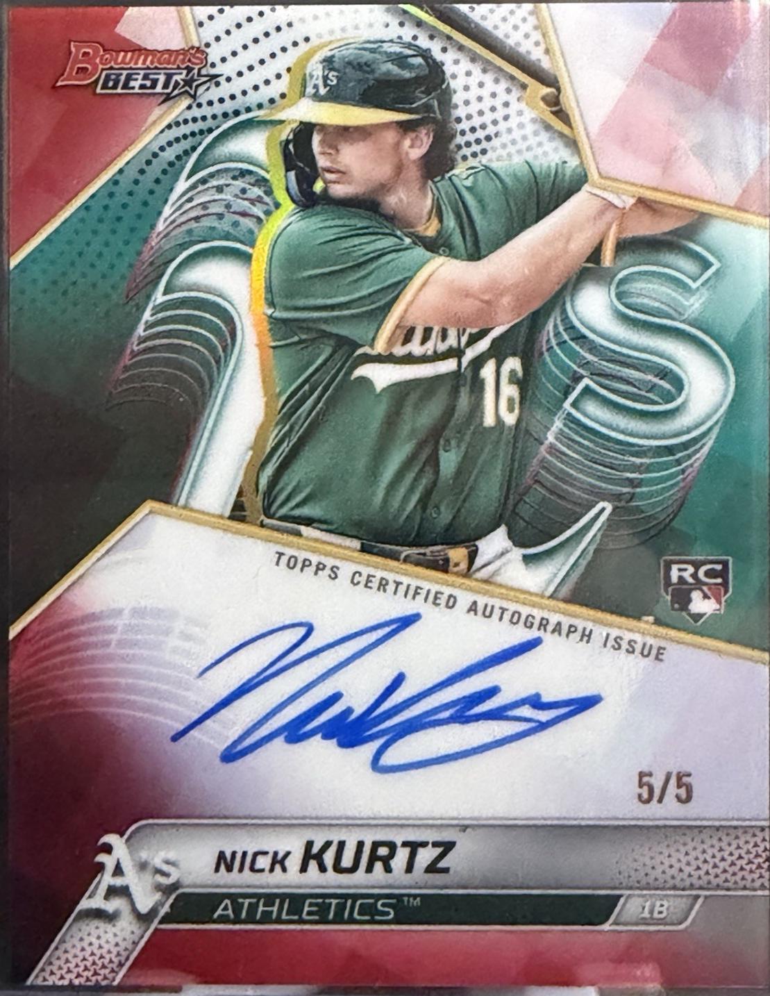 Nick Kurtz [Red X-Fractor] #B25-NK
