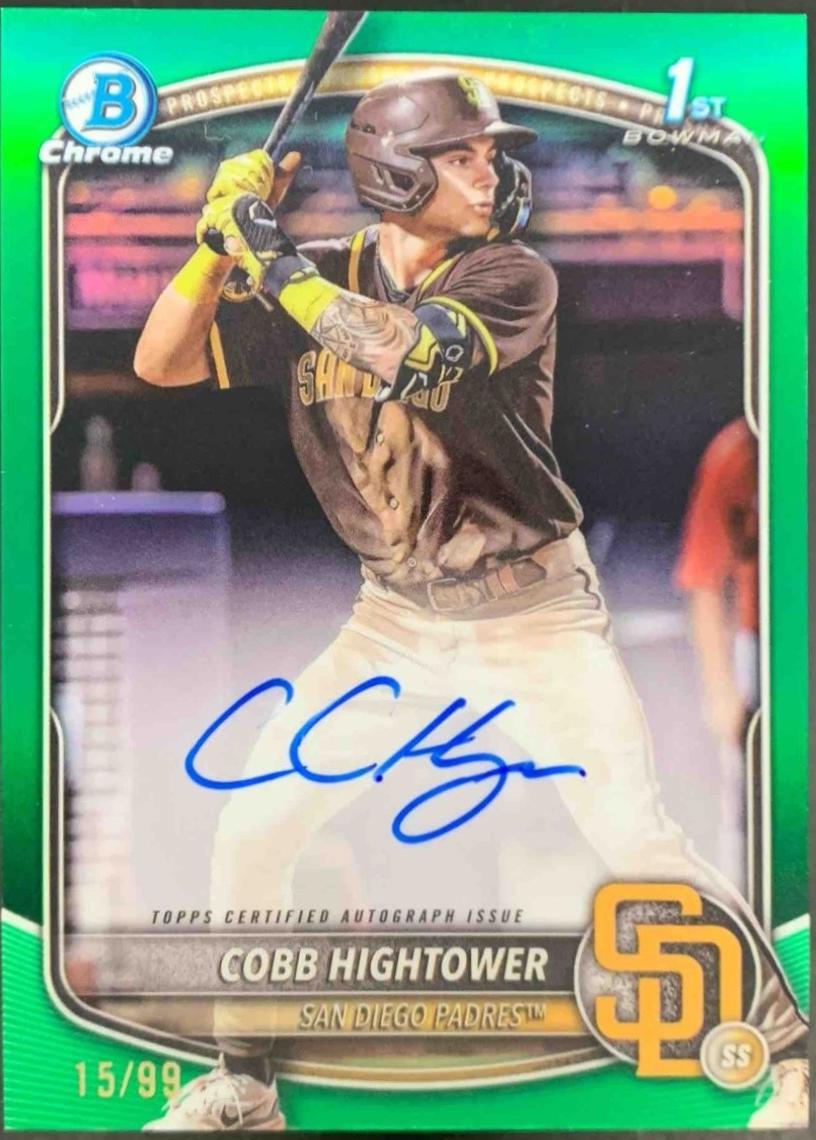 Cobb Hightower [Green Mojo Refractor] #CPA-CHI