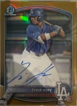 Zyhir Hope [Gold Mojo Refractor] #CPA-ZH