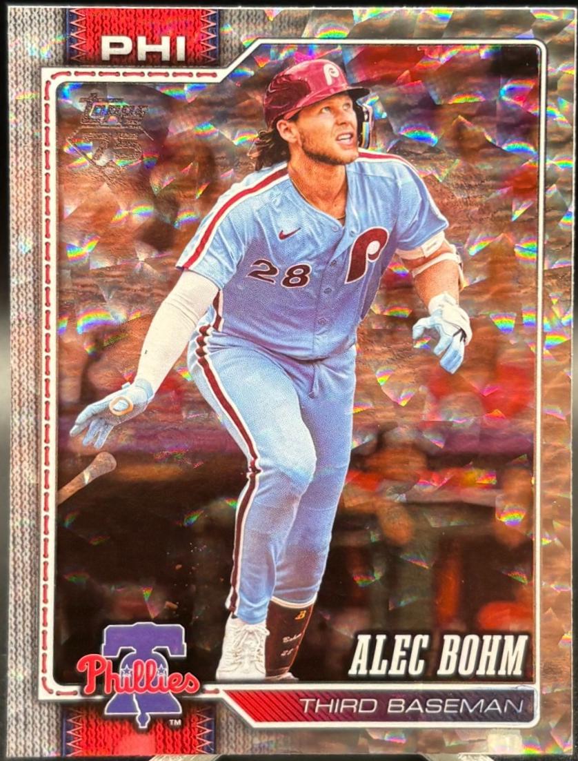 Alec Bohm [Silver Crackle Foil] #377
