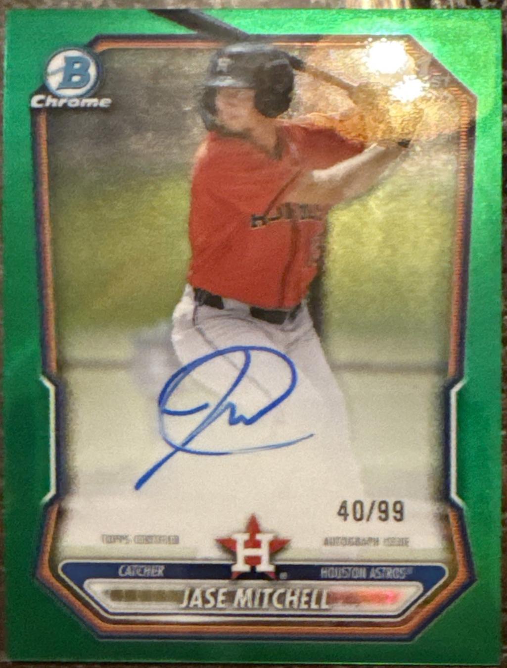 Jase Mitchell [Green Refractor] #CPA-JM