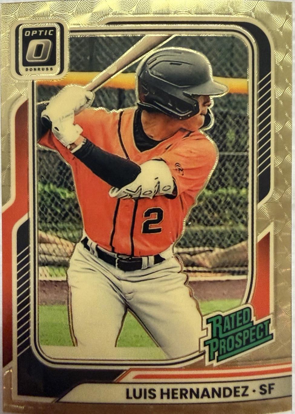 Luis Hernandez [Gold Vinyl Optic] #200