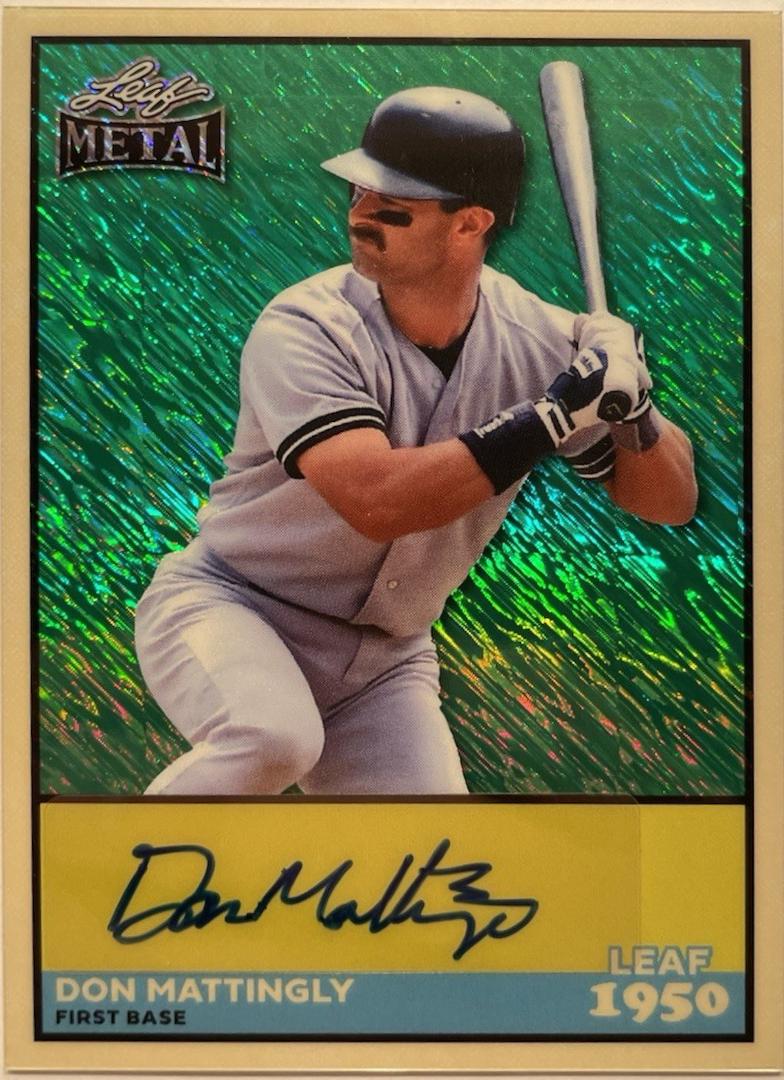 Don Mattingly [Shimmer Green] #50A-DM1