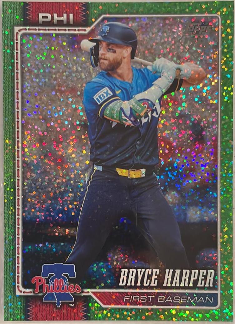 Bryce Harper [Lime Green Confetti] #250