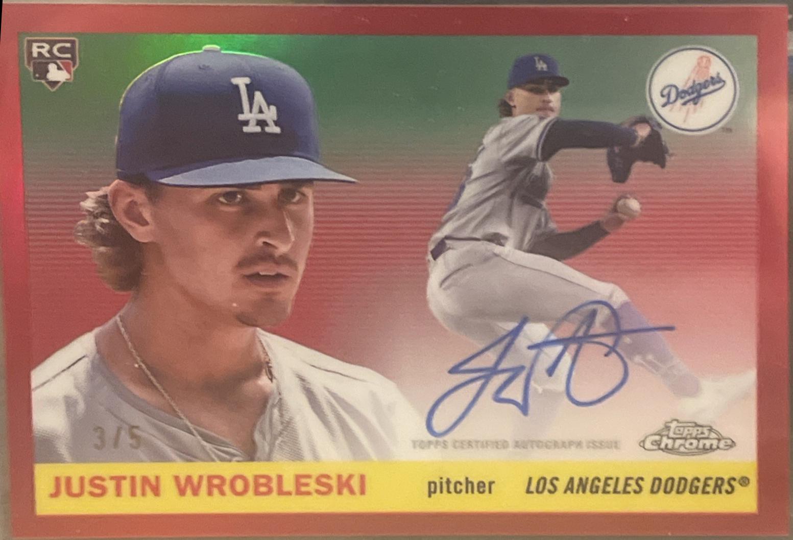 Justin Wrobleski [Toile Cream Red Refractor] #CPA-JWR