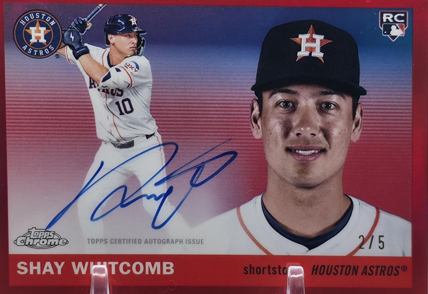 Shay Whitcomb [Toile Cream Red Refractor] #CPA-SW