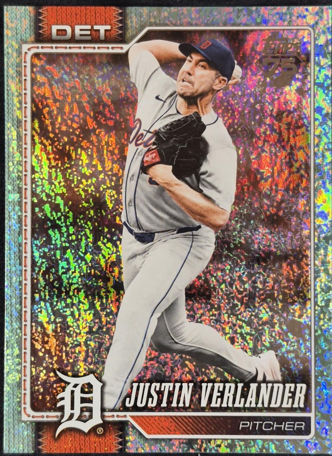 Justin Verlander [Holo Foil Aqua] #415