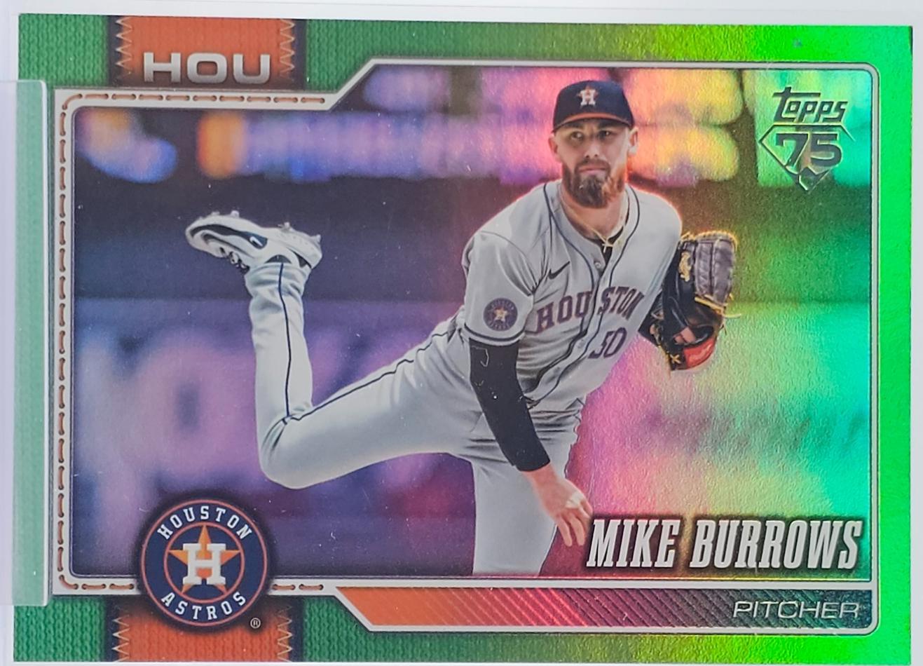 Mike Burrows [Green Rainbow Foil] #413