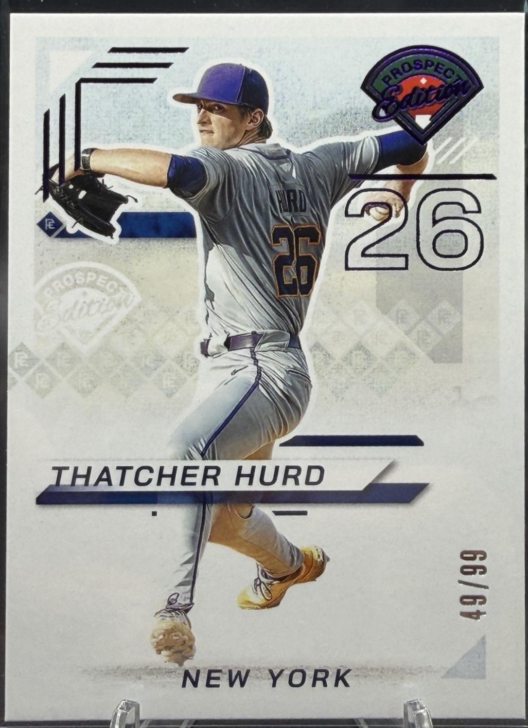Thatcher Hurd [Purple Holo Ticket] #70