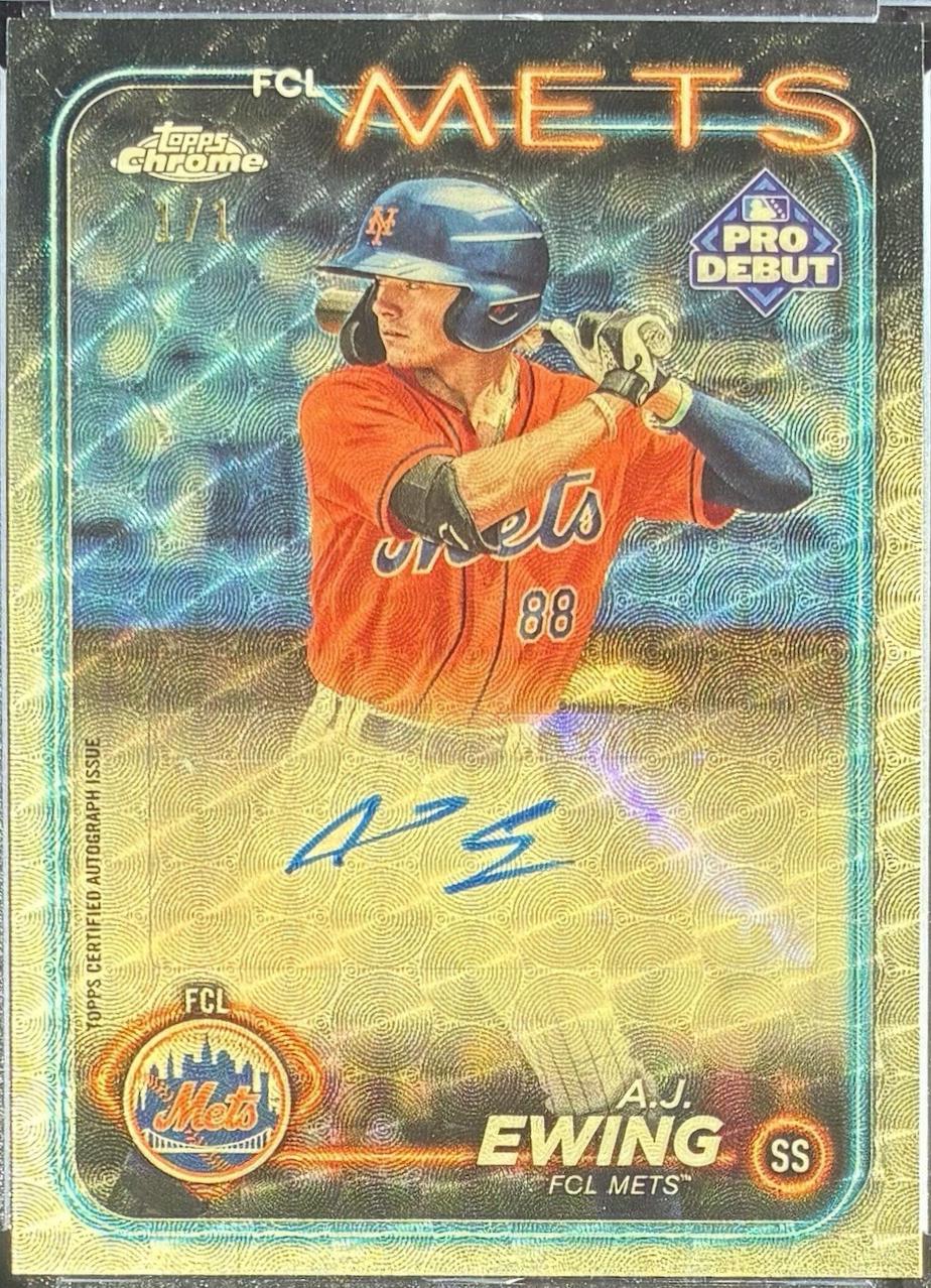 A.J. Ewing [Superfractor Autograph] #PDC-48