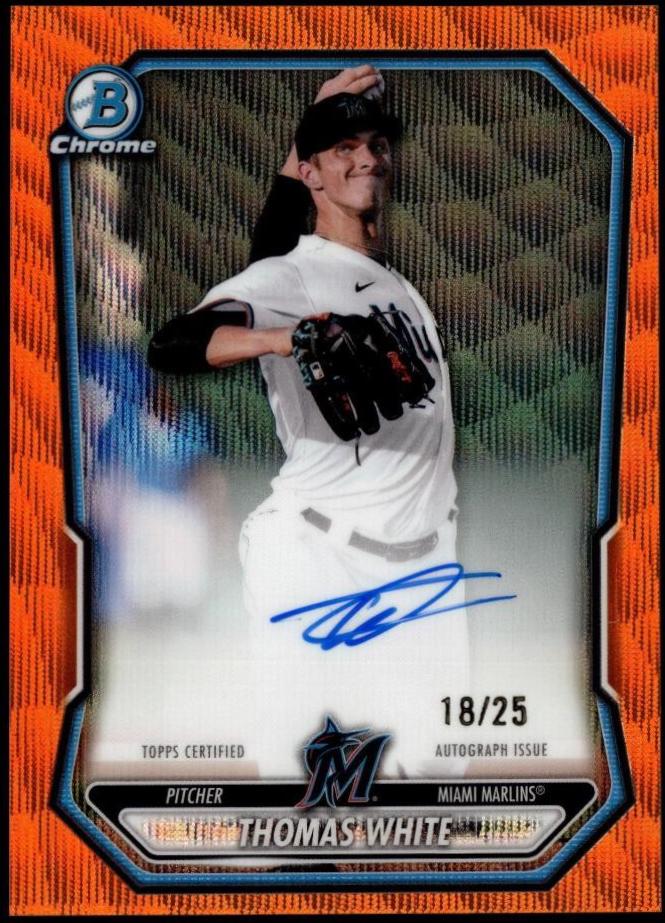 Thomas White [Orange Shimmer Refractor] #CPA-TW