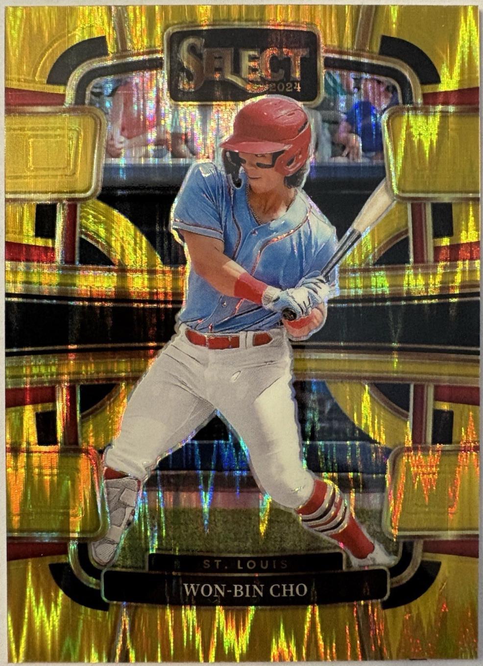 Won-Bin Cho [Gold Prizm] #25