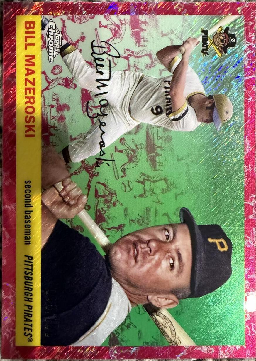 Bill Mazeroski [Toile Cream Fuchsia Shimmer] #463