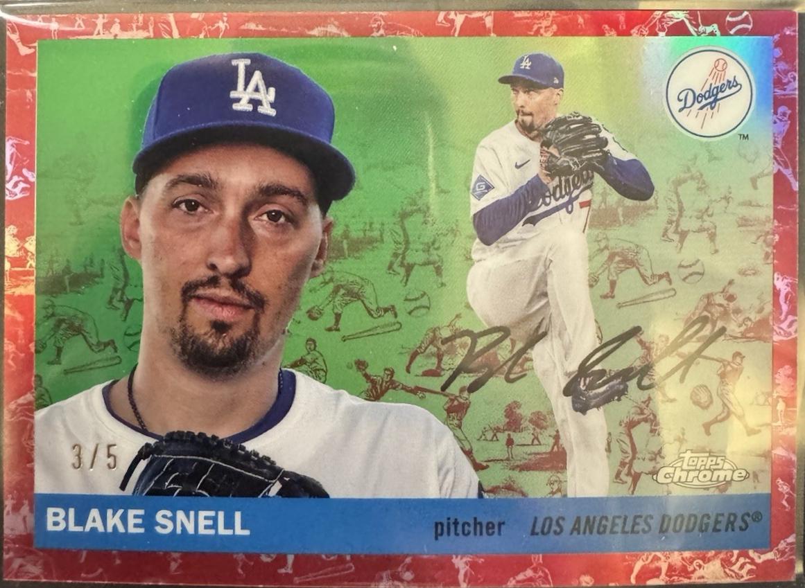 Blake Snell [Toile Cream Red Refractor] #33