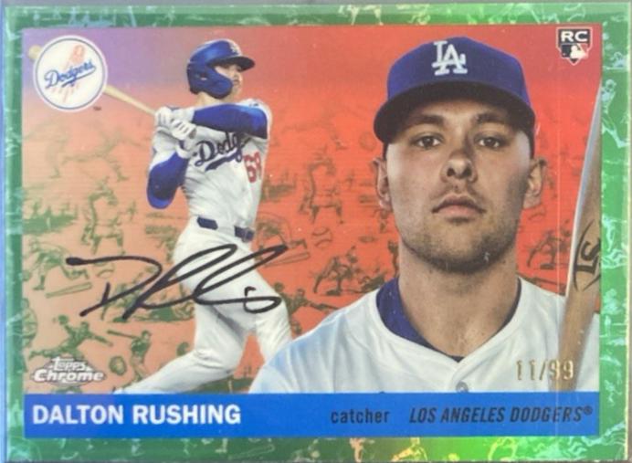 Dalton Rushing [Toile White Green Refractor] #295