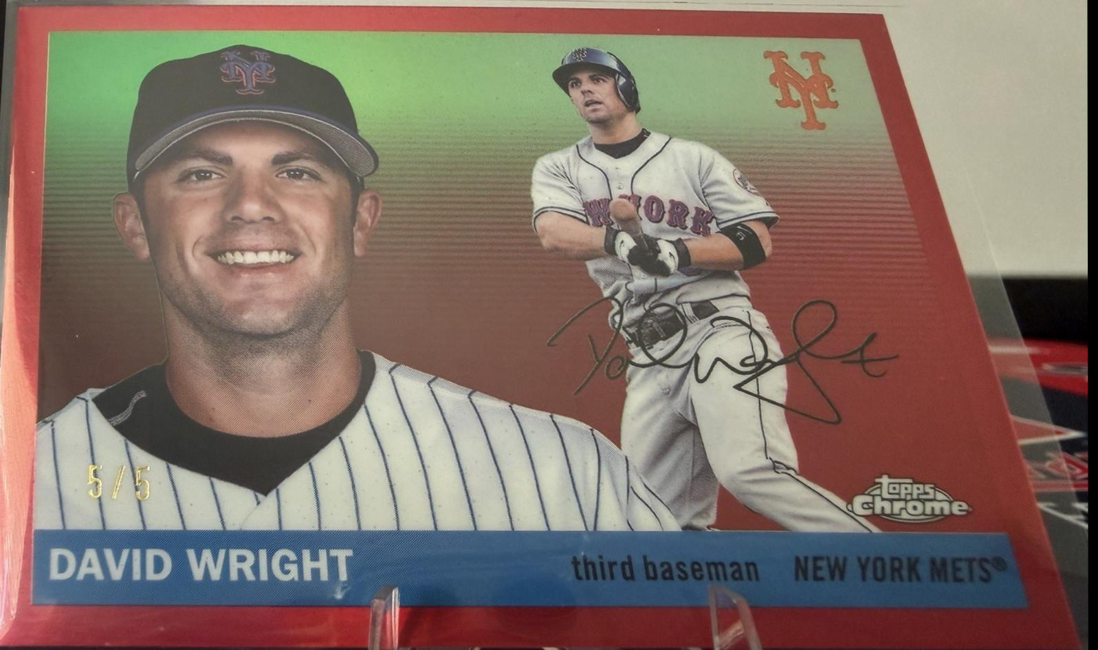 David Wright [Red Refractor] #483