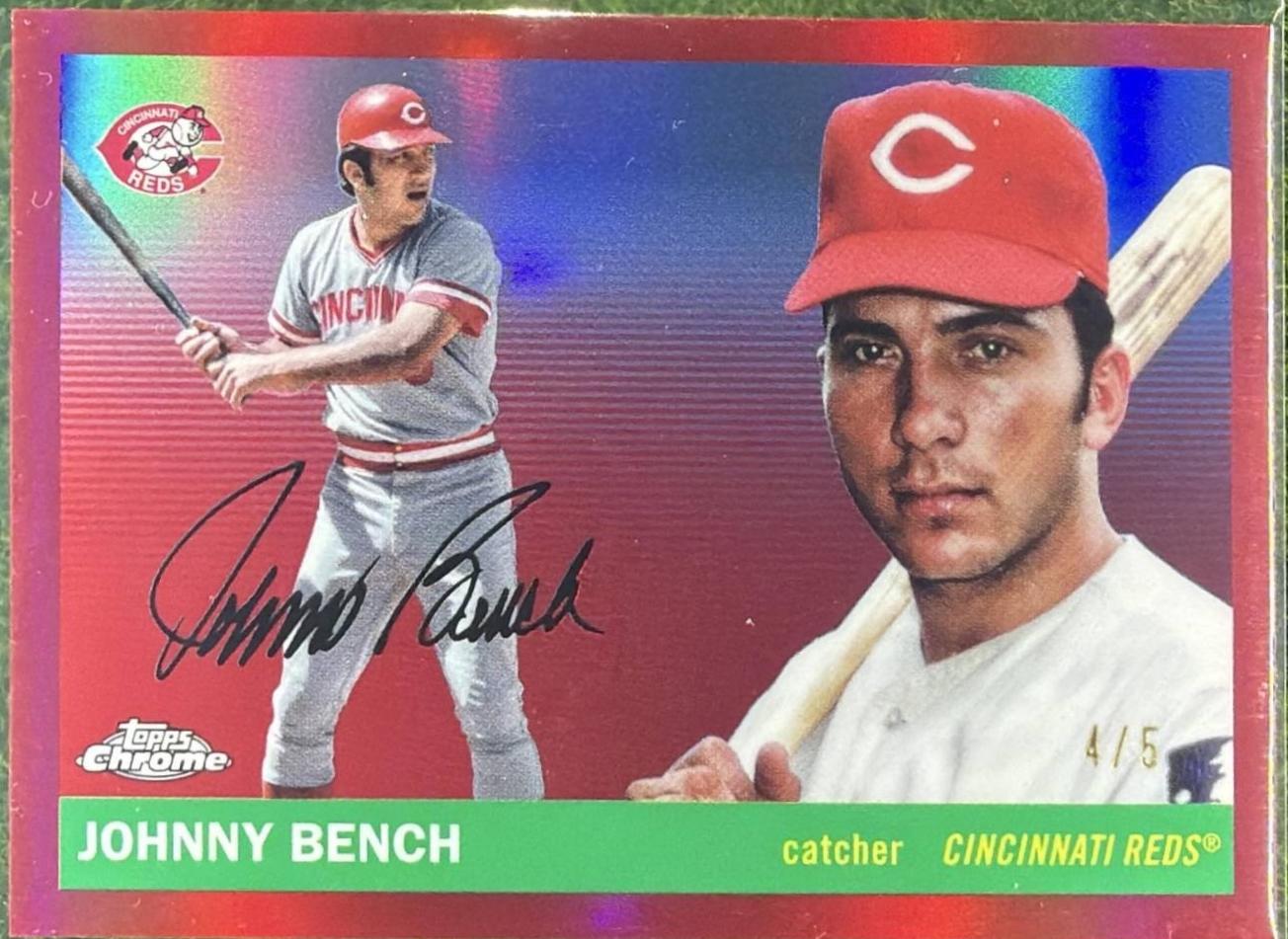 Johnny Bench [Red Lava] #454
