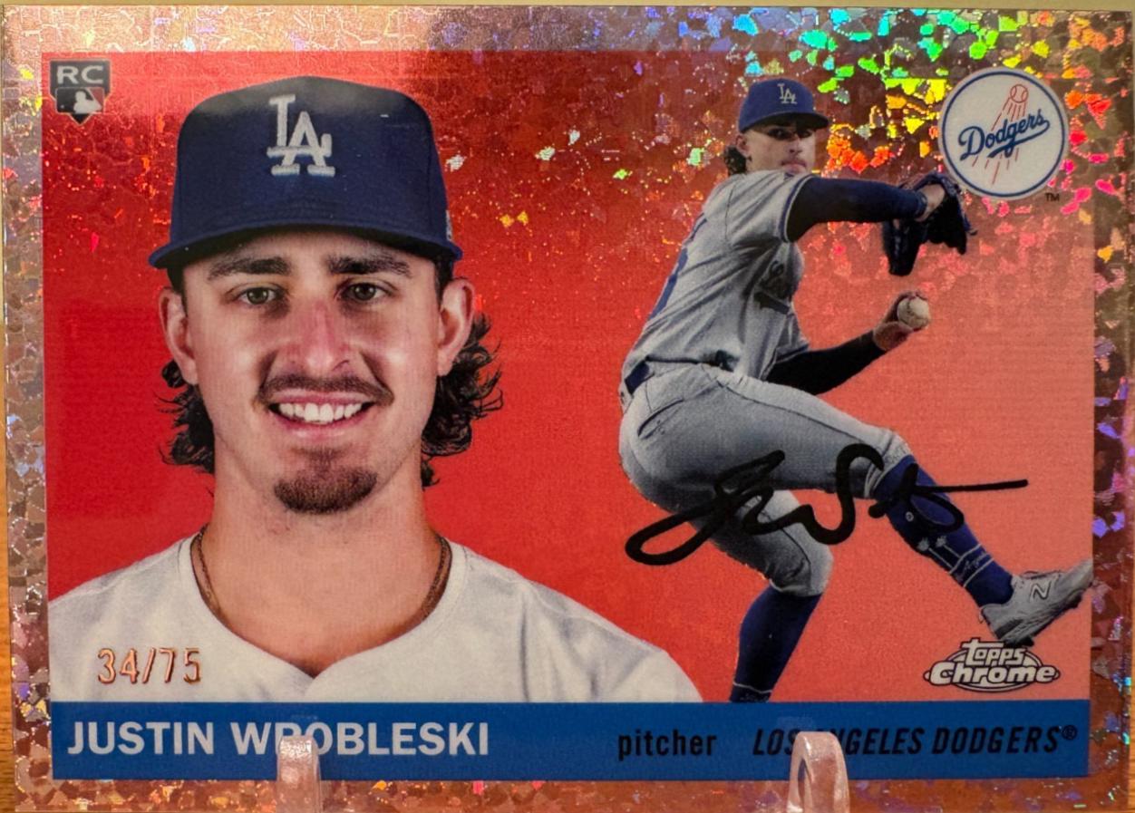 Justin Wrobleski [Rose Gold Mini-Diamond Refractor] #393