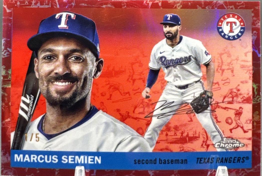 Marcus Semien [Red Lava] #181