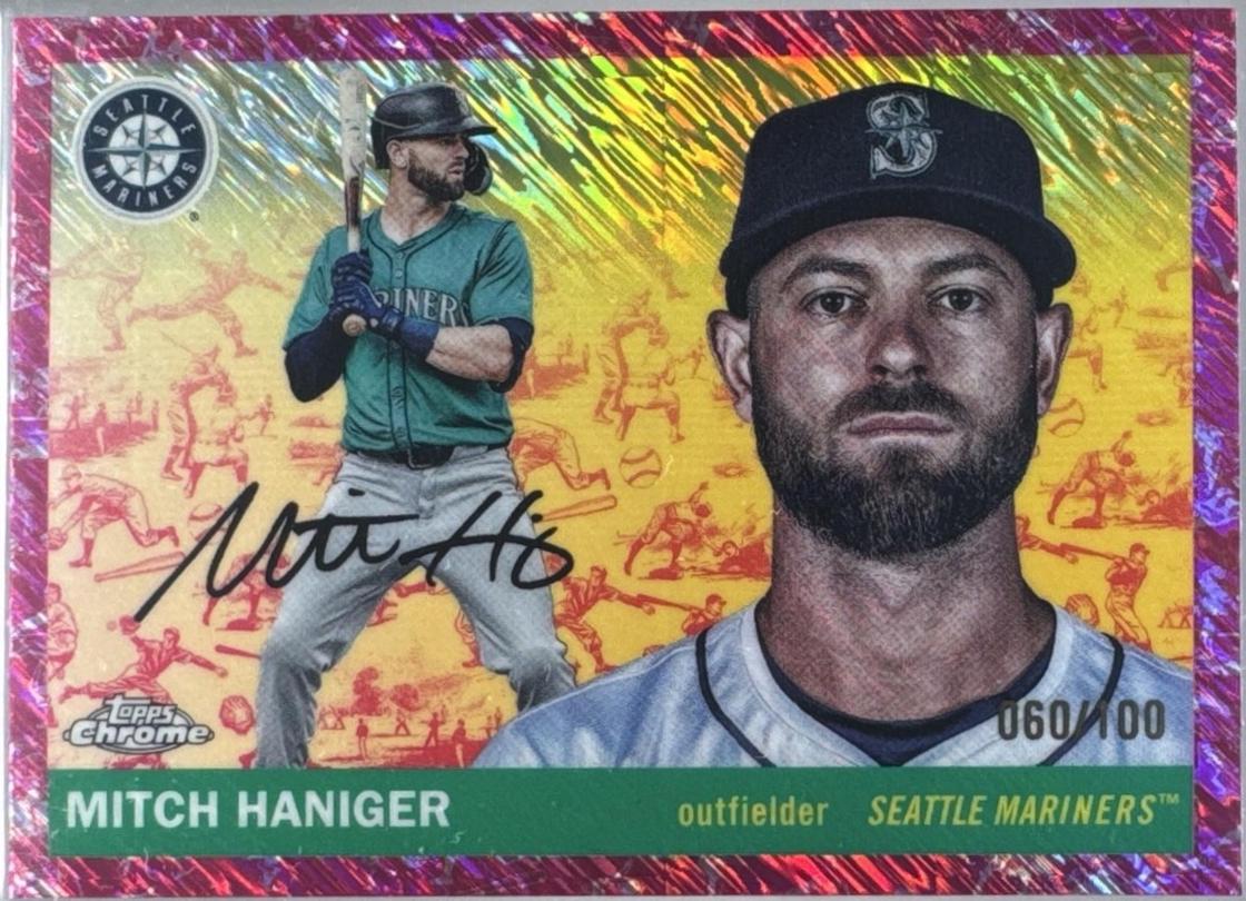 Mitch Haniger [Toile Cream Fuchsia Shimmer] #105
