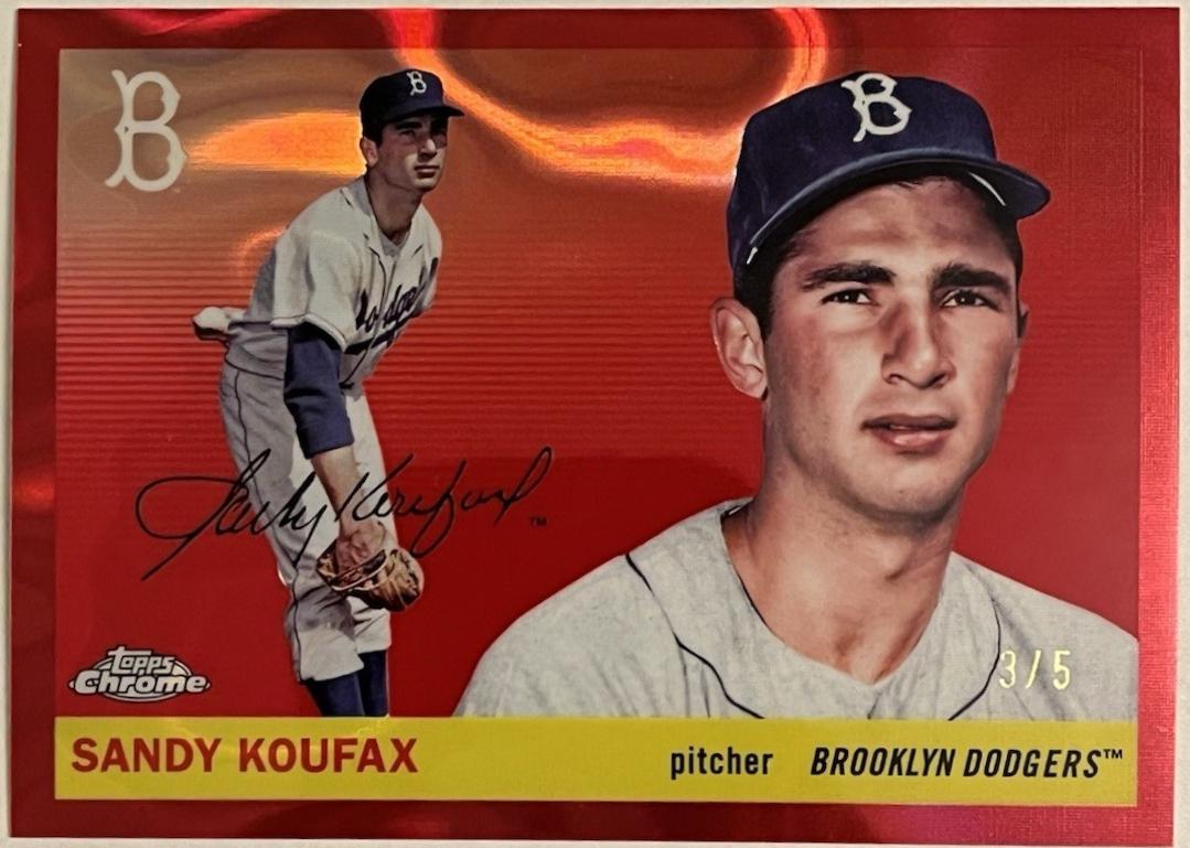 Sandy Koufax [Red Lava] #447