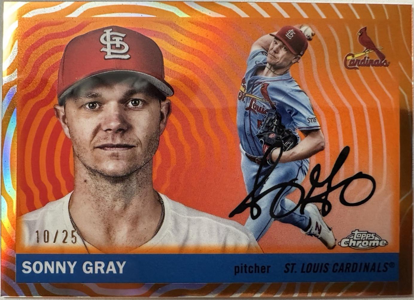 Sonny Gray [Orange Vibrations Refractor] #139