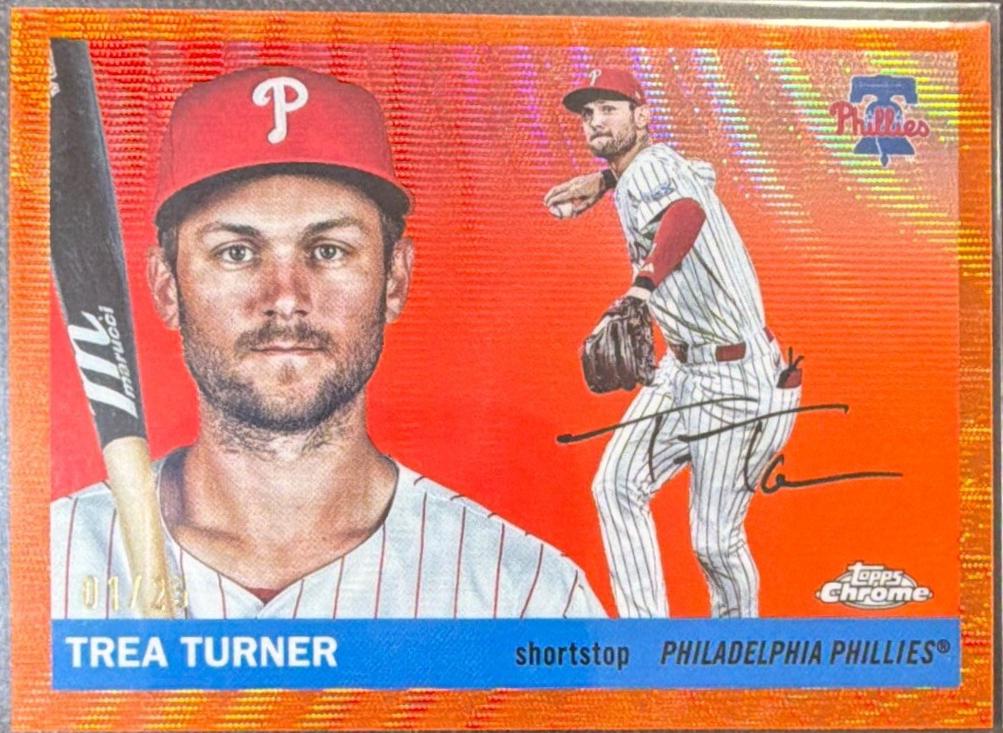 Trea Turner [Orange Wave] #102
