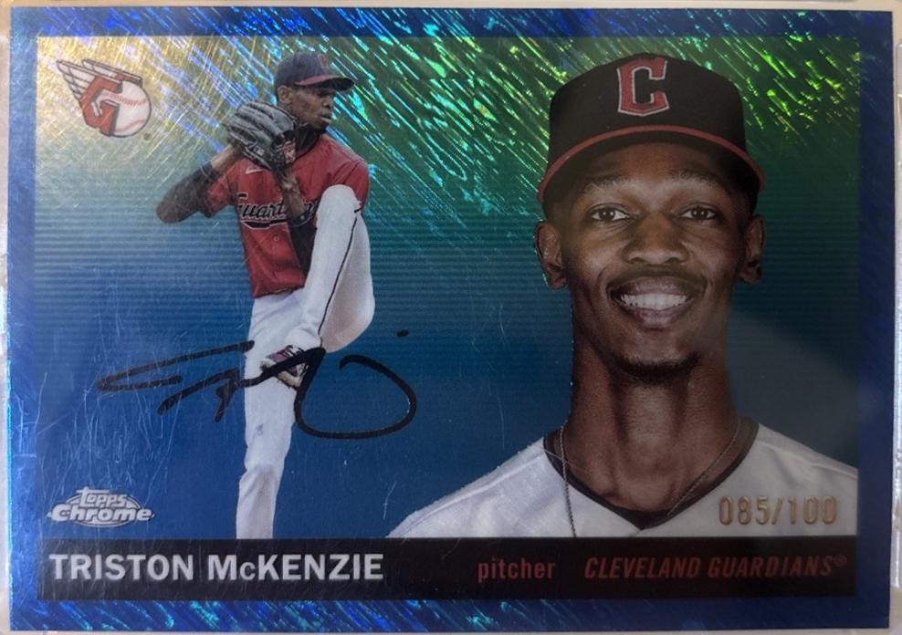 Triston McKenzie [Blue Shimmer Refractor] #122