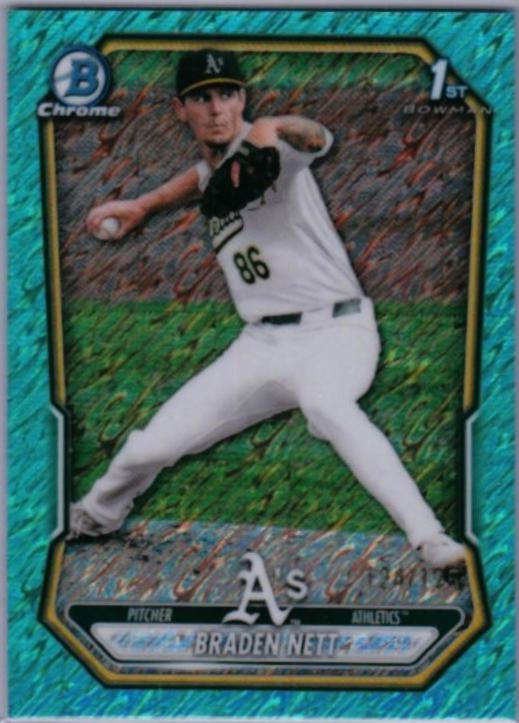 Braden Nett [Aqua Shimmer Refractor] #BCP-137