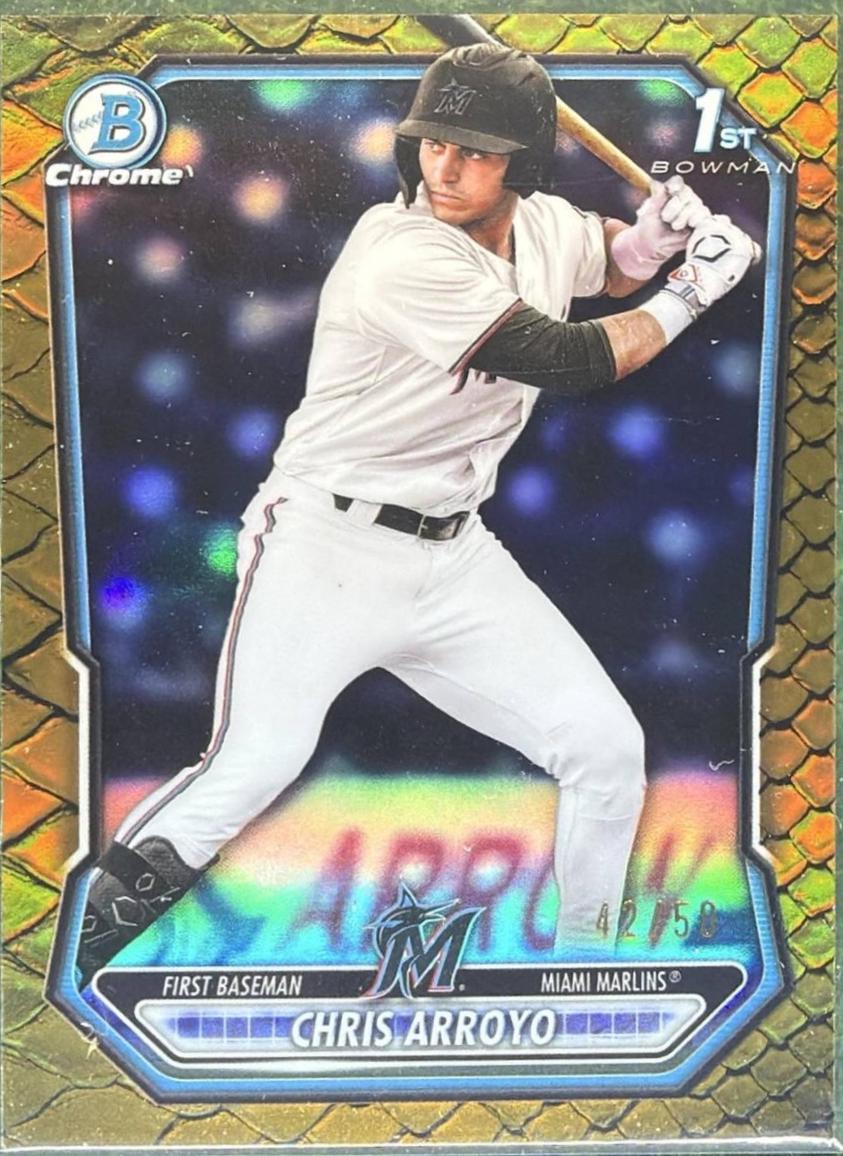 Chris Arroyo [Reptilian Gold Refractor] #BCP-61