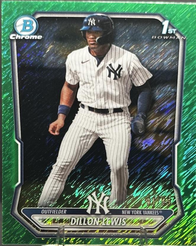 Dillon Lewis [Green Shimmer Refractor] #BCP-148