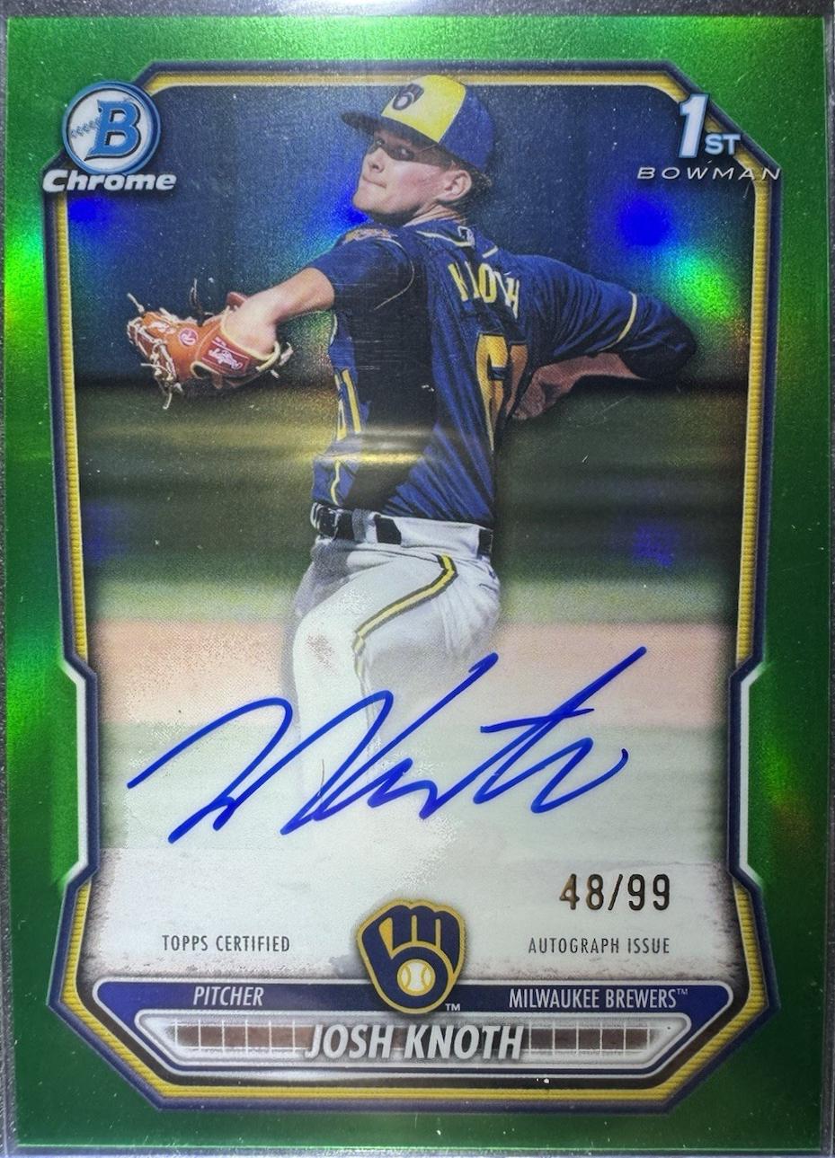 Josh Knoth [Green Refractor] #CPA-JK