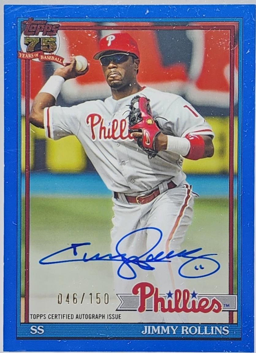 Jimmy Rollins [Blue] #91A-JROL