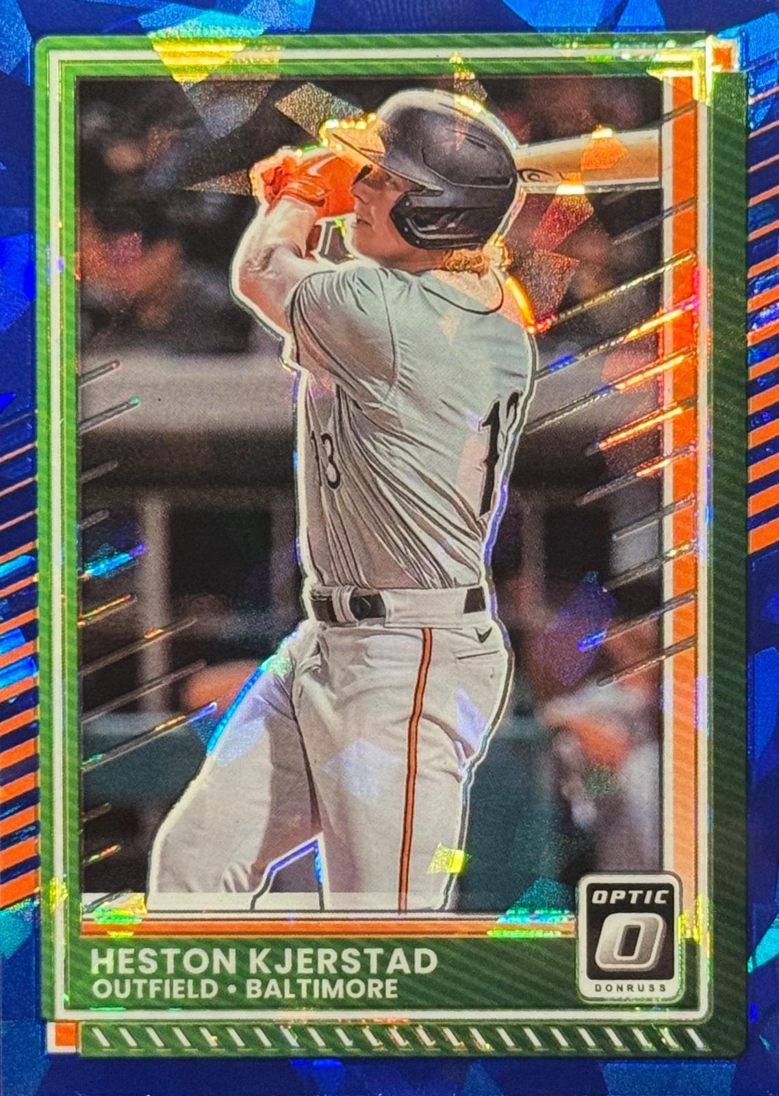 Heston Kjerstad [Blue Cracked Ice Optic] #8