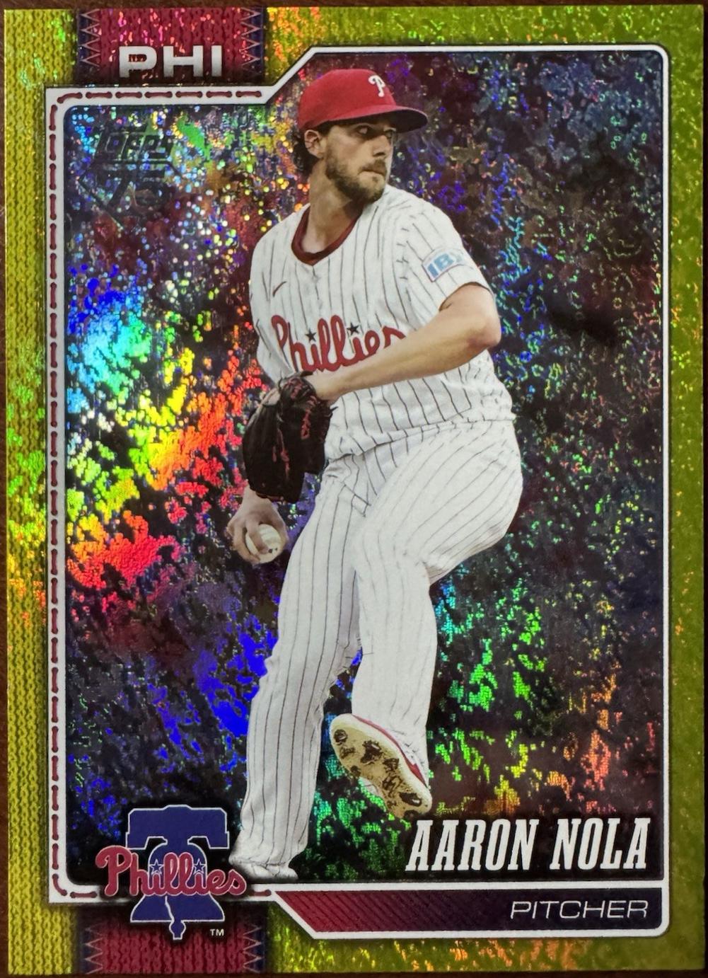 Aaron Nola [Holo Foil Yellow] #463