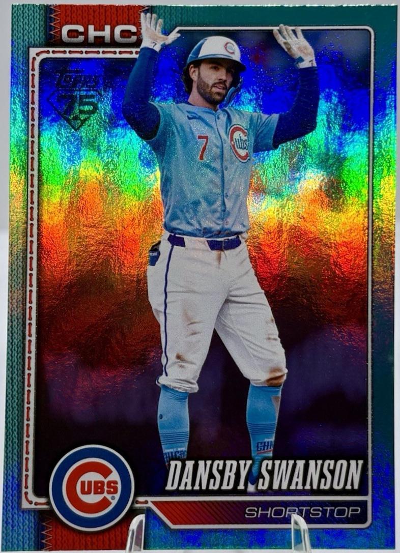 Dansby Swanson [Holo Foil Aqua] #550