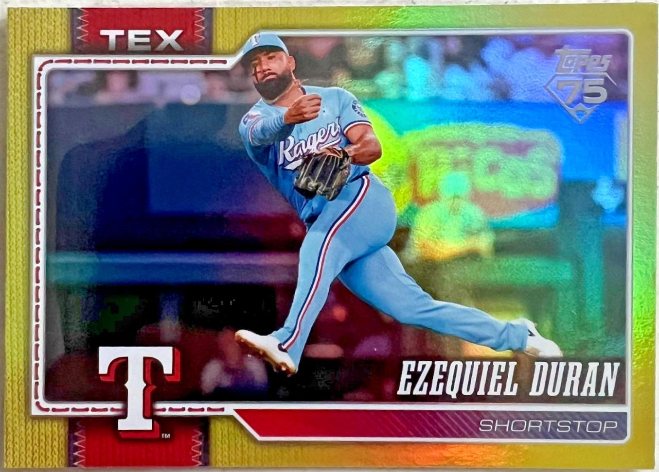 Ezequiel Duran [Yellow Rainbow Foil] #554