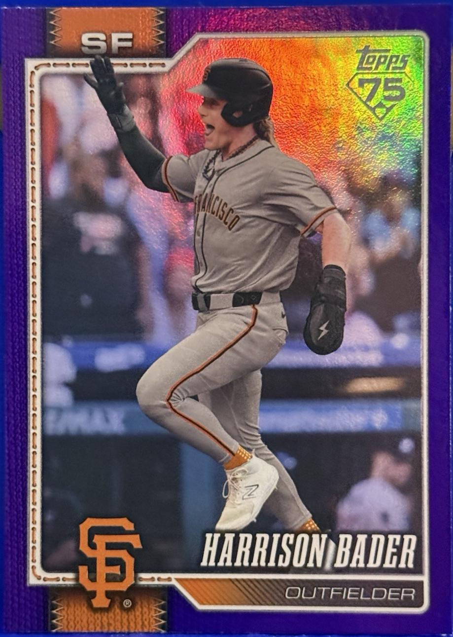 Harrison Bader [Purple Rainbow Foil] #624
