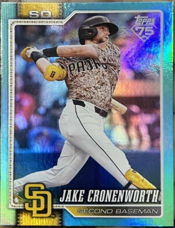 Jake Cronenworth [Aqua Rainbow Foil] #438