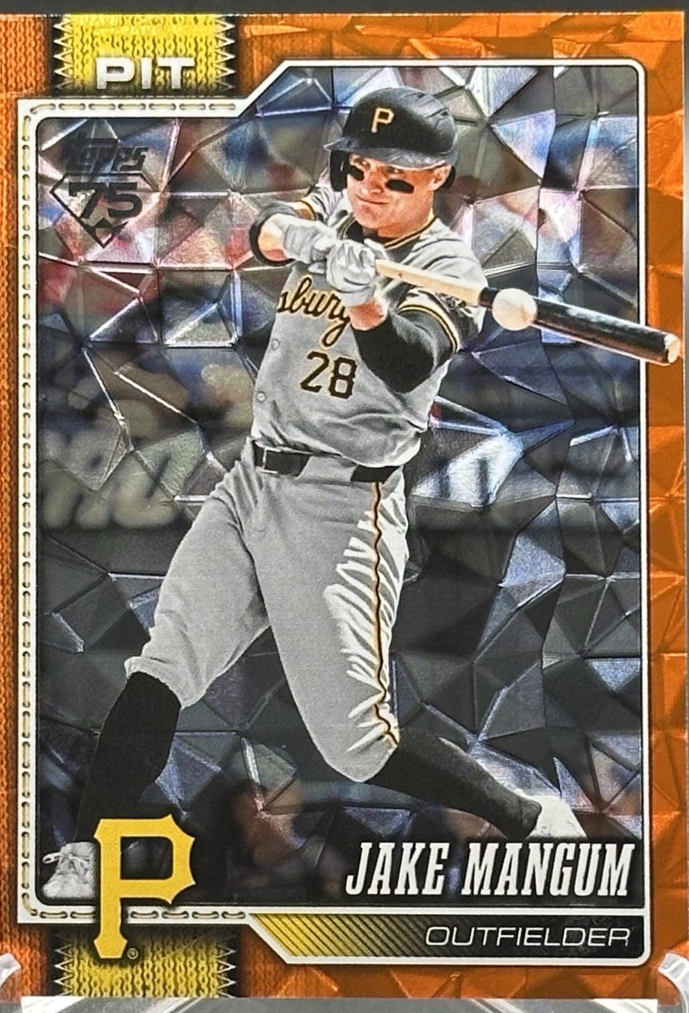 Jake Mangum [Orange Diamante Foil] #485