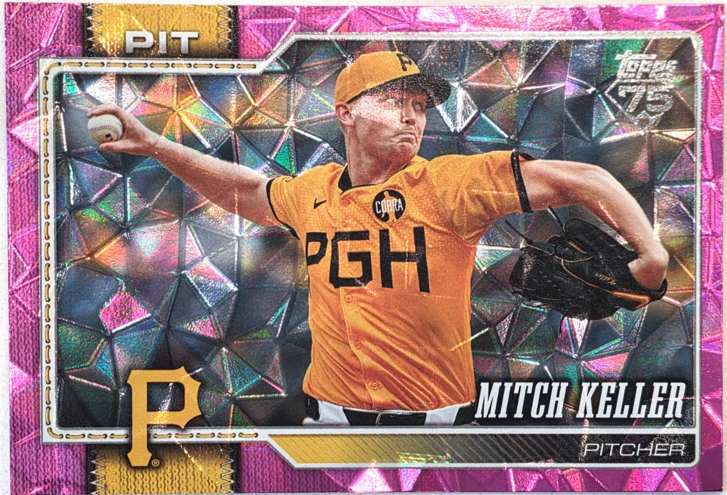 Mitch Keller [Pink Diamante Foil] #436