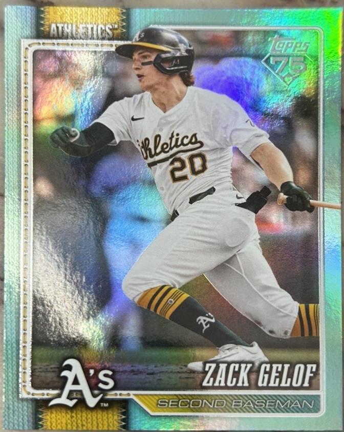 Zack Gelof [Aqua Rainbow Foil] #424